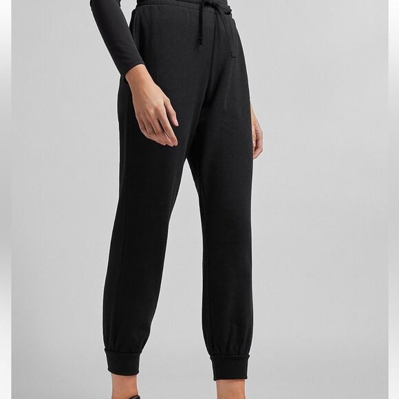 High Waisted Fleece Joggers express pants joggers women NwT XL - Picture 3 of 6